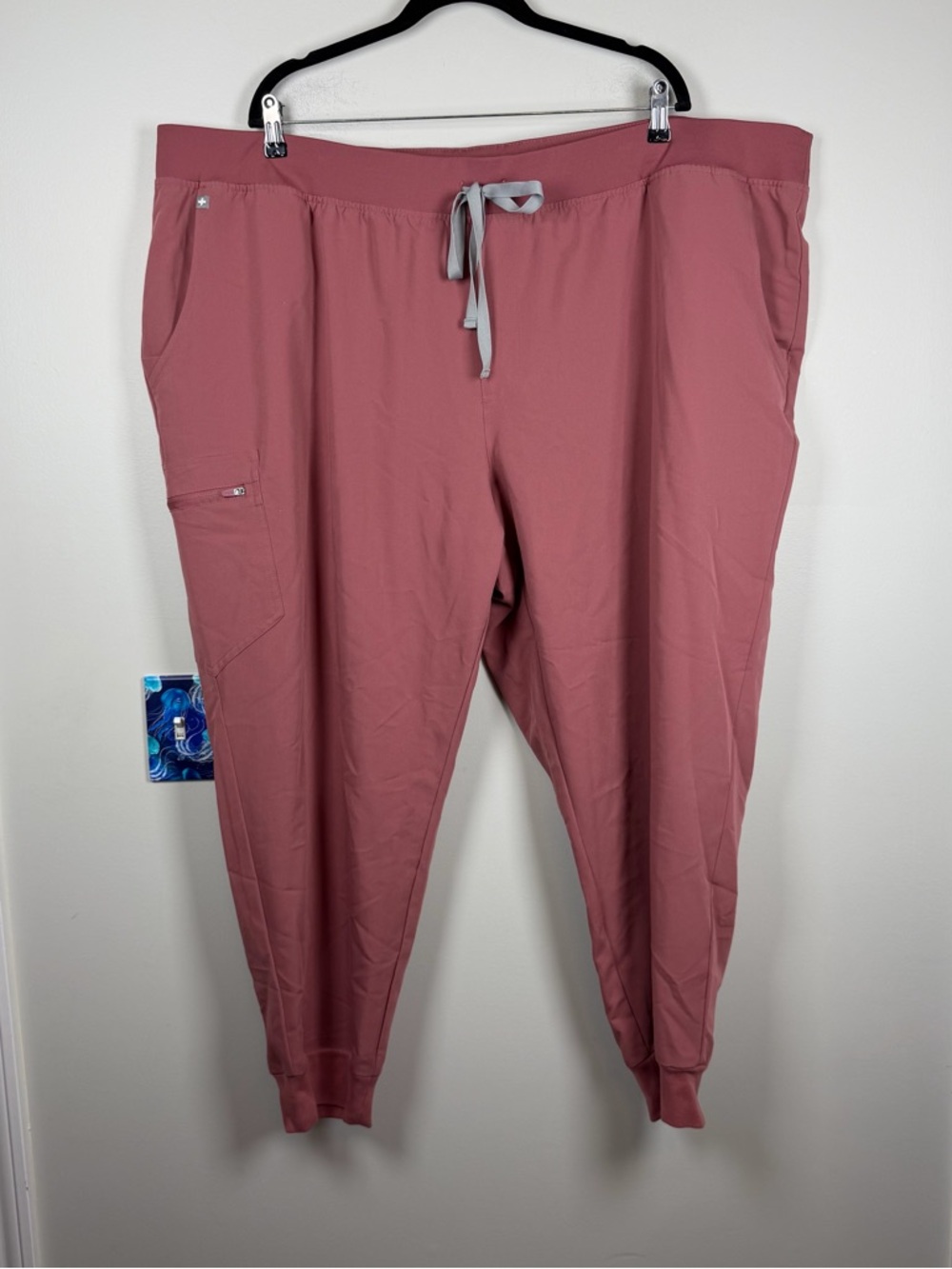 Figs Zamora Jogger Scrub Pants PO#4909 Mauve Pink Size 6XL Style #1SW200001